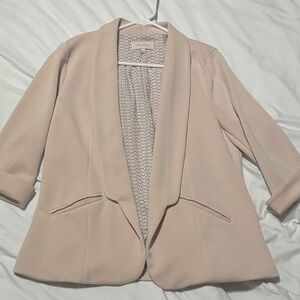 Skies Are Blue Light Pink Women's Blazer